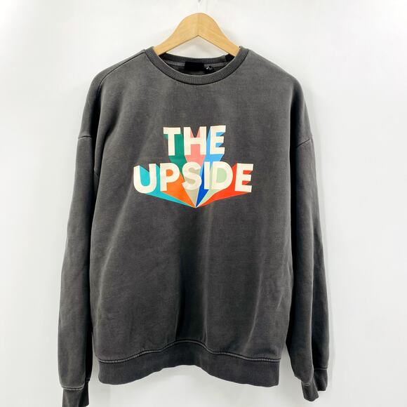The Upside gray graphic crewneck sweatshirt - Picture 2 of 6